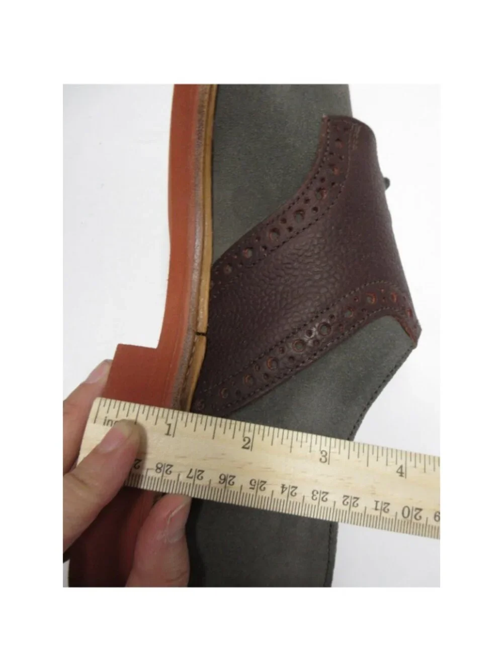 Mark McNairy Shoes 11 Gray New Amsterdam Saddle Oxford Suede Leather *